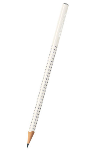 Picture of FABER CASTELL PENCIL GRIP SPARKLE WHITE